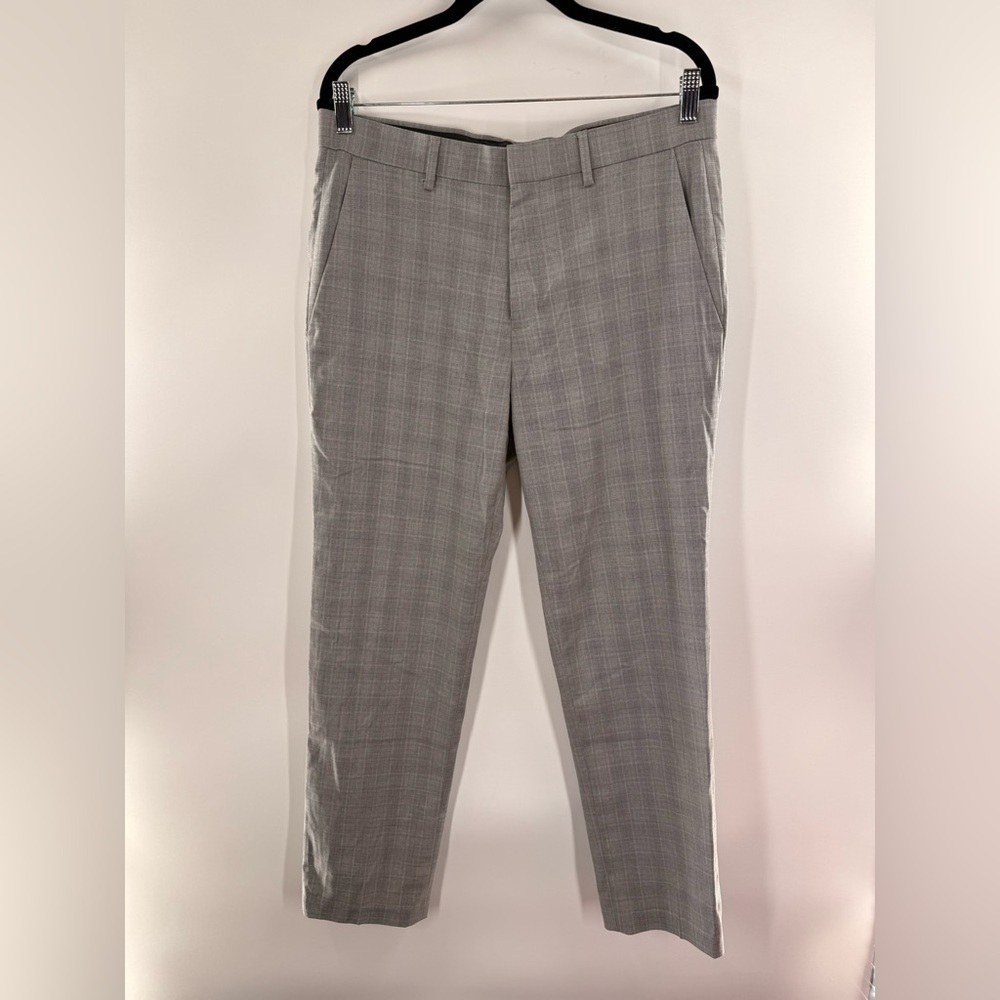 EUC Kenneth Cole Reaction Stretch Plaid Dress Pants - Picture 2 of 8